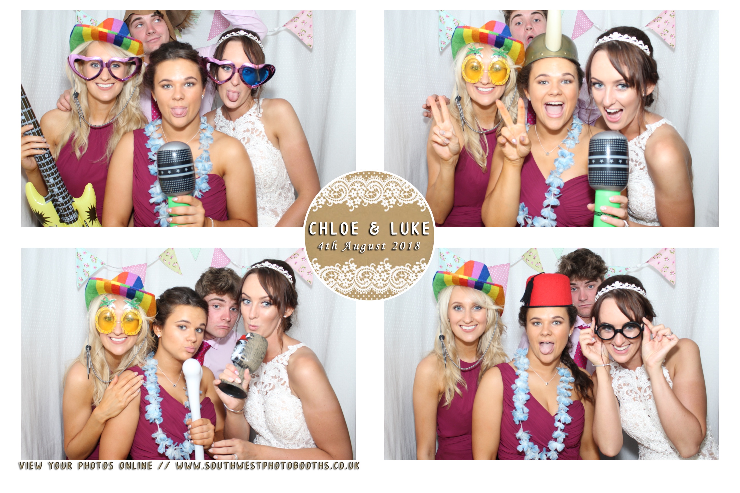 Chloe and Luke | View more photos from the event at gallery.southwestphotobooths.co.uk/u/SWPB/Chloe-and-Luke